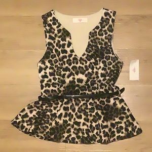 Leopard print blouse